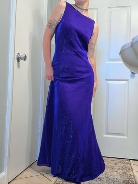 blue 90s dress